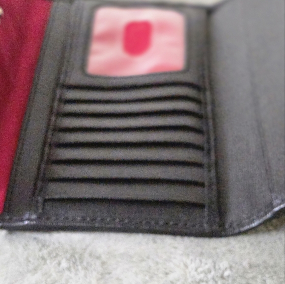 *Dooney & Bourke Womens Maxi Quilt Continental Clutch Bilford Wallet Gray Black - Picture 12 of 15